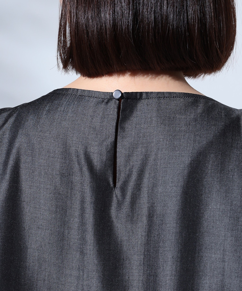 「GALLORIA」 半袖シャツ M グレー レディース_画像5