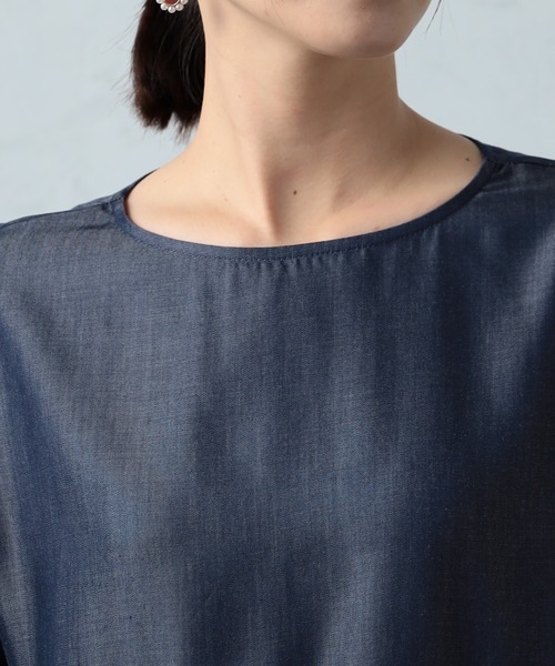 「GALLORIA」 半袖シャツ M グレー レディース_画像6