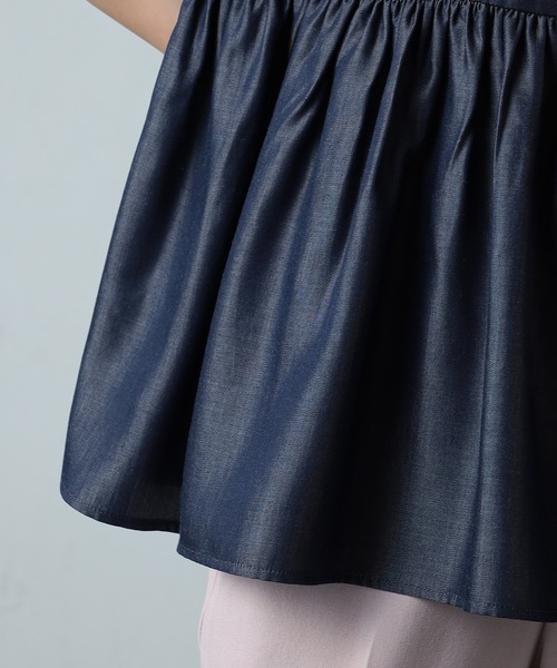 「GALLORIA」 半袖シャツ M グレー レディース_画像7