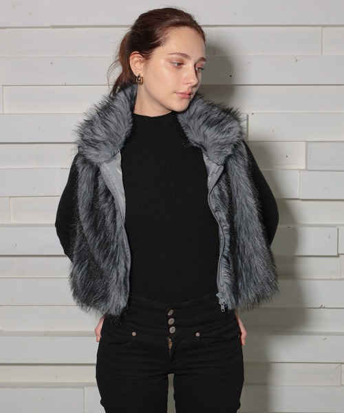 GLAMOROUS JANE（グラマラスジェーン） ベスト ジレ ダブルジップ