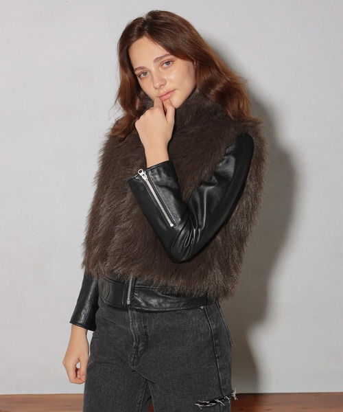 GLAMOROUS JANE（グラマラスジェーン） ベスト ジレ ダブルジップ