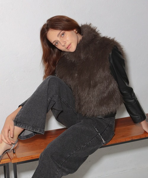 GLAMOROUS JANE（グラマラスジェーン） ベスト ジレ ダブルジップ