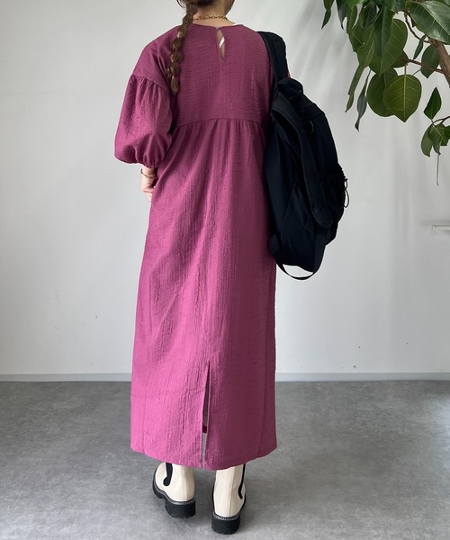 「un dix cors」 半袖ワンピース FREE ブラック レディース_画像5