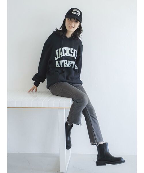 Russeluno フード付きパーカー 中古・古着通販】RUSSELUNO (ラッセルノ) パーカー ホワイト サイズ:S