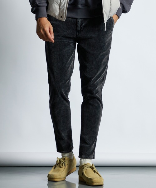 LANVIN en Bleu スラックス ストレッチコーデュロイ スキニーパンツ