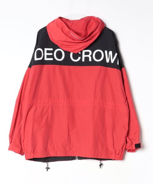 「Rodeo Crowns」 ナイロンブルゾン FREE レッド レディース_画像2