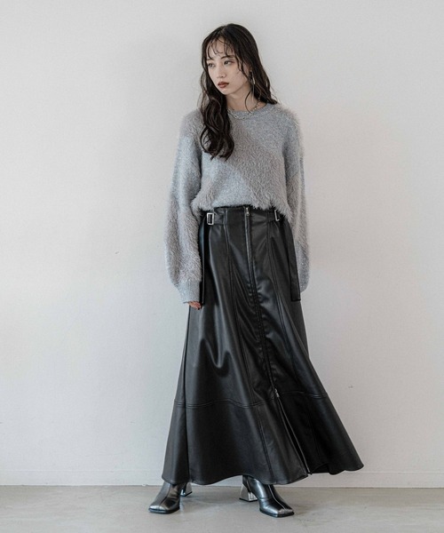 HARE（ハレ） スカート ハイショクステッチフレアスカート(HARE