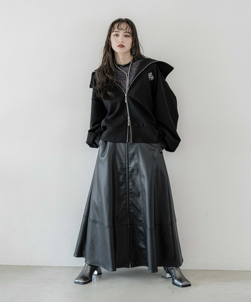 HARE（ハレ） スカート ハイショクステッチフレアスカート(HARE