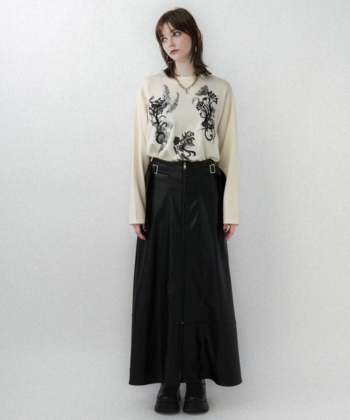 HARE（ハレ） スカート ハイショクステッチフレアスカート(HARE