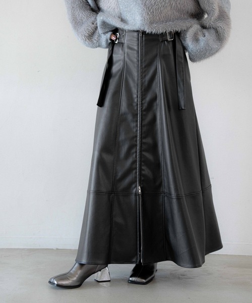 HARE（ハレ） スカート ハイショクステッチフレアスカート(HARE