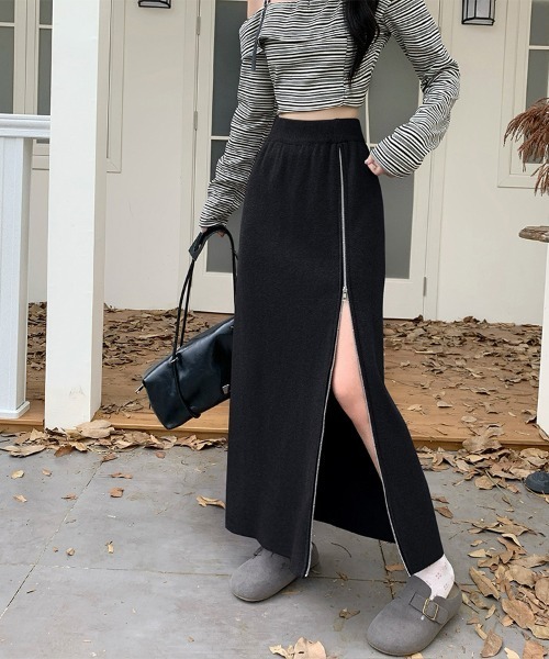 BRIEFING グレー系　ニットスカート BRG223W44 Sサイズ BRIEFING グレー系 ニットスカート BRG223W44 Sサイズ