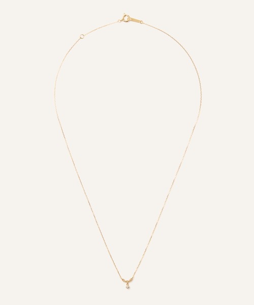 ネックレス K18 YG エクラレース ダイヤモンド ネックレス レディースの画像