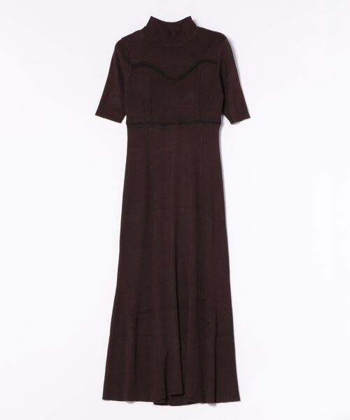 「MERCURYDUO」 半袖ワンピース MEDIUM ベージュ レディース_画像2