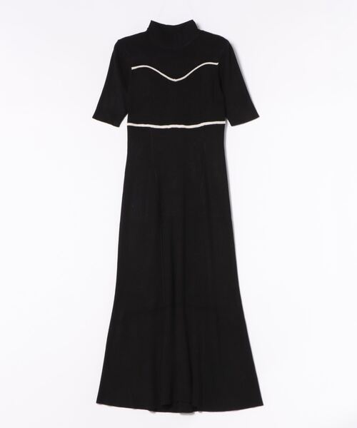 「MERCURYDUO」 半袖ワンピース MEDIUM ベージュ レディース_画像3