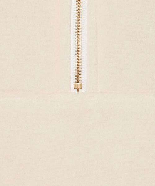 conte tシャツ 「conte」フリース ジップ プルオーバー レディース