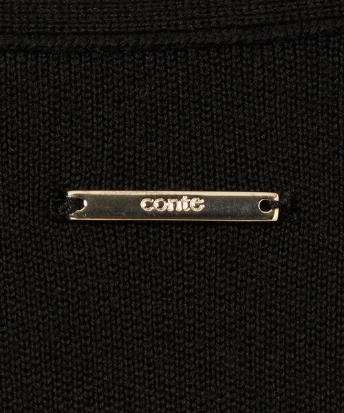 conte tシャツ 「conte」フリース ジップ プルオーバー レディース