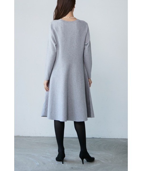 「M.deux」 ニットワンピース MEDIUM グレー レディース_画像8