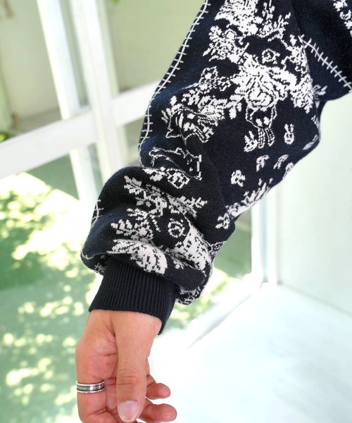 ScoLar Parity（スカラーパリティ） カーディガン 353123：バンダナ柄