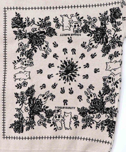 ScoLar Parity（スカラーパリティ） カーディガン 353123：バンダナ柄