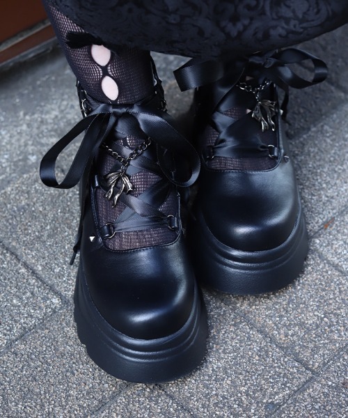 NIBBLE POISON（ニブルポイズン） パンプス レースアップパンプス