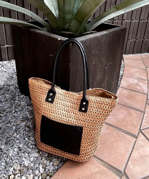 「MAISON BREEZE」 トートバッグ FREE ブラック レディース_画像6