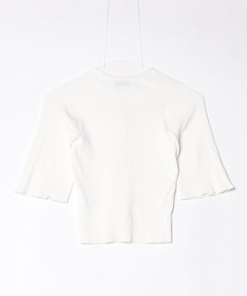 「EMMEL REFINES」 ニットカーディガン - ホワイト レディース_画像2