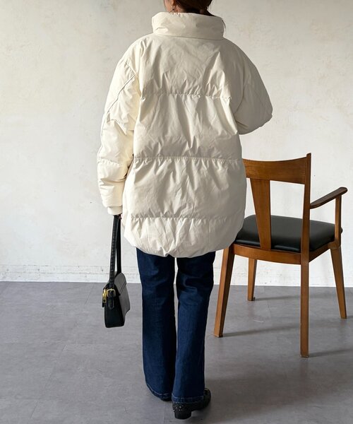 Chez toi（シェトワ） コート アウター ボリュームネックミドルダウン