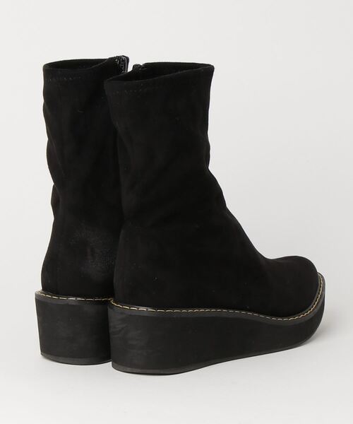 「BLACK BY MOUSSY」 ショートブーツ 38 ブラック レディース_画像2