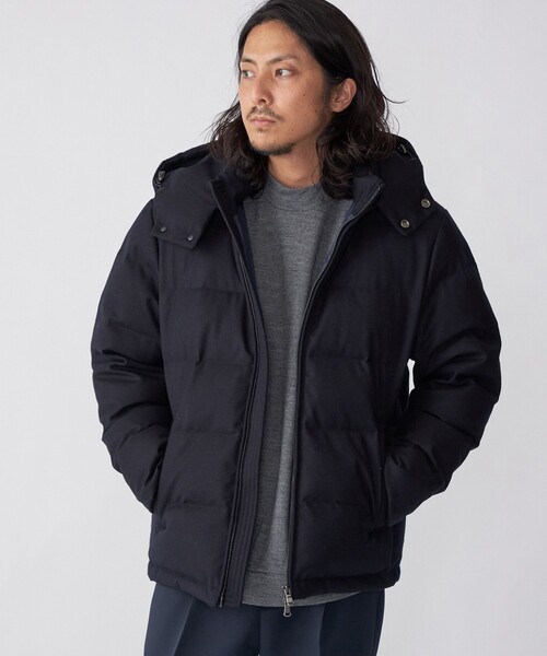 SHIPS（シップス） ダウンジャケット LARGE ネイビー メンズ