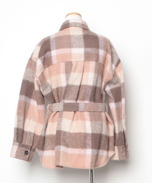 「BLUE LABEL CRESTBRIDGE」 長袖シャツ 36 ブラウン レディース_画像2