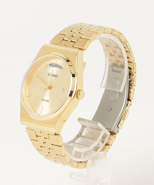 CASIO（カシオ） アナログ腕時計 - ゴールド メンズ : ZOZOTOWN Yahoo