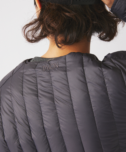 TAION（タイオン） ダウンジャケット ダウン 別注 ヴァーチカルキルト