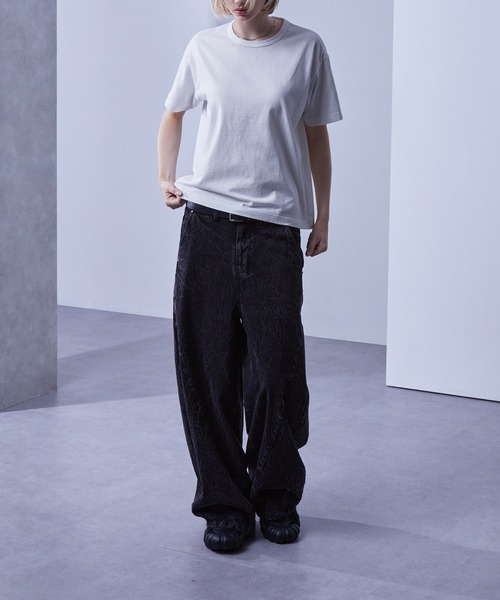 「Loose/ルース」 半袖Tシャツ S ブラック メンズ_画像7