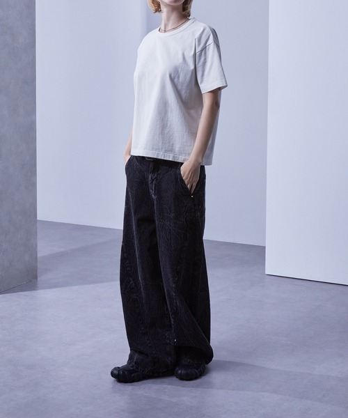 「Loose/ルース」 半袖Tシャツ S ブラック メンズ_画像8