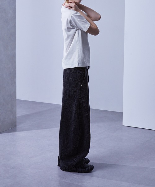 「Loose/ルース」 半袖Tシャツ S ブラック メンズ_画像9
