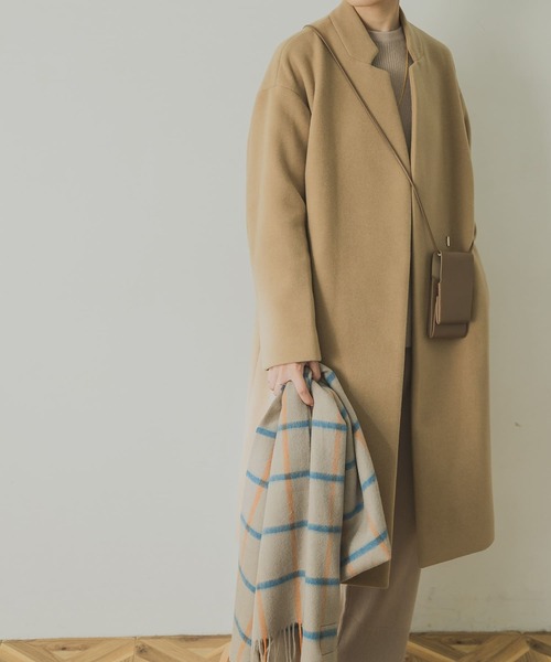 URBAN RESEARCH（アーバンリサーチ） ノーカラーコート 36 ベージュ