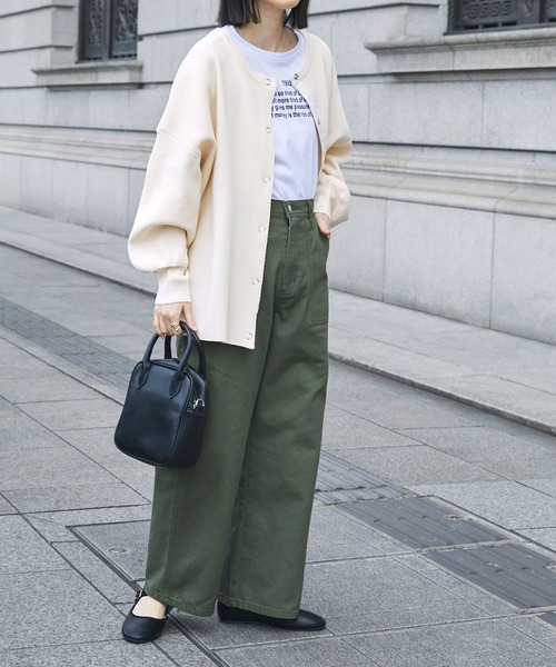 「Chaco closet」 ニットカーディガン FREE ブラック レディース_画像2