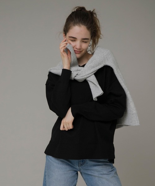 「URBAN RESEARCH Sonny Label」 長袖ニット FREE ブルー レディース_画像3