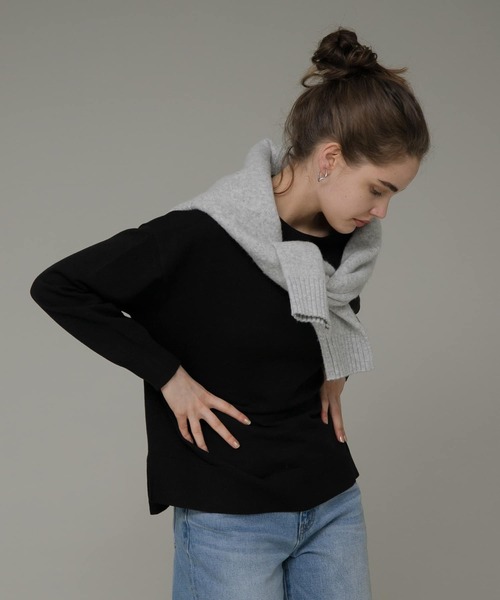 「URBAN RESEARCH Sonny Label」 長袖ニット FREE ブルー レディース_画像4