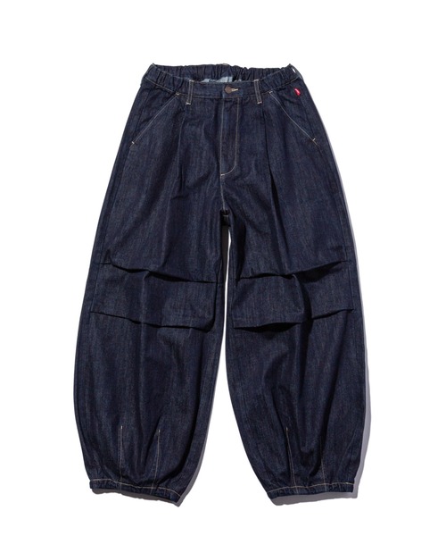 glamb グラム サルエルパンツ ダメージ加工 インディゴ L. glamb