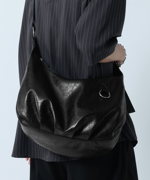 ショルダーバッグ ROUND RATTUN RAGEBLUE（レイジブルー） ショルダーバッグ 2Way Synthetic Leather