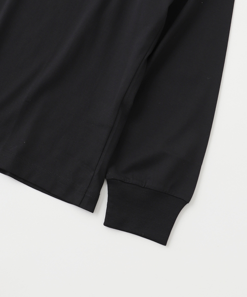 「handvaerk」 長袖Tシャツ MEDIUM ブラック メンズ_画像4