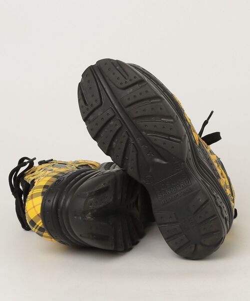 「YOSUKE」 ローカットスニーカー 23.5 ブラック×イエロー レディース_画像3