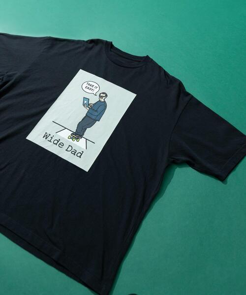 Wide Dad tシャツ Wide Dad TAKE IT EASY! TEE メンズ : ZOZOTOWN