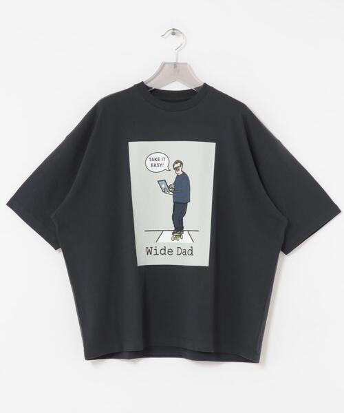 Wide Dad tシャツ Wide Dad TAKE IT EASY! TEE メンズ : ZOZOTOWN