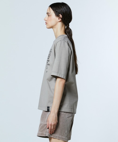 tシャツ フラワーバックプリント ヴィンテージTシャツ レディースの画像