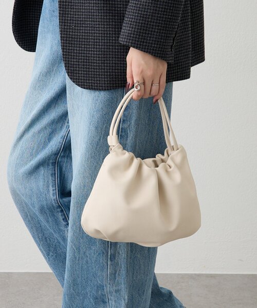 値下げ！ 【未使用に近い】 russet（ラシット) バッグ russet（ラシット） ショルダーバッグ FREE グレー系その他 レディース