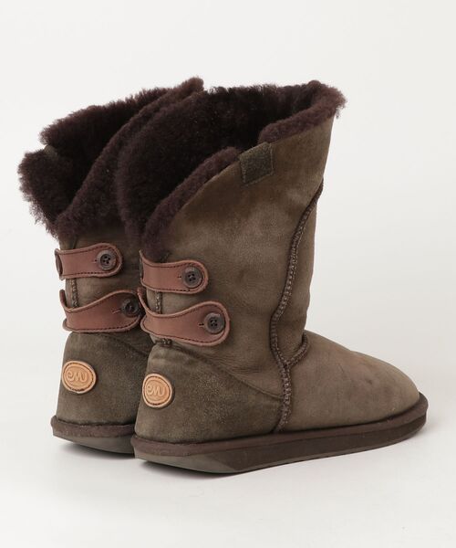 「EMU Australia」 ブーツ 25cm グレー レディース_画像2