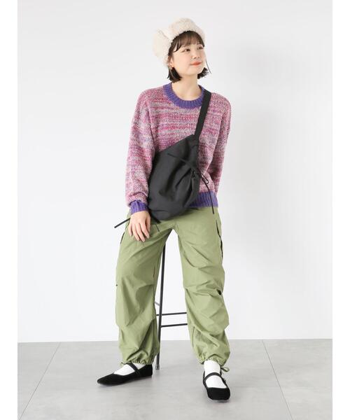 「ehka sopo」 カーゴパンツ F カーキ レディース_画像2