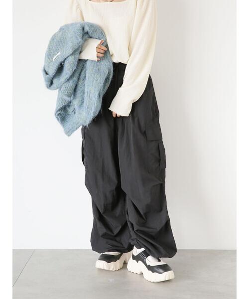 「ehka sopo」 カーゴパンツ F カーキ レディース_画像8